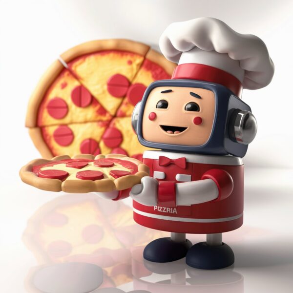 ESTAMPAS AVATAR DO ASSISTENTE DIGITAL DO PIZZA MÓVEL - Image 9