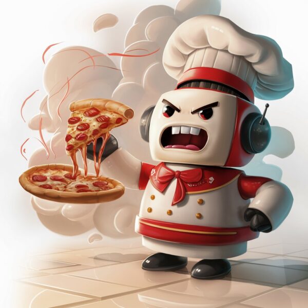 ESTAMPAS AVATAR DO ASSISTENTE DIGITAL DO PIZZA MÓVEL - Image 8