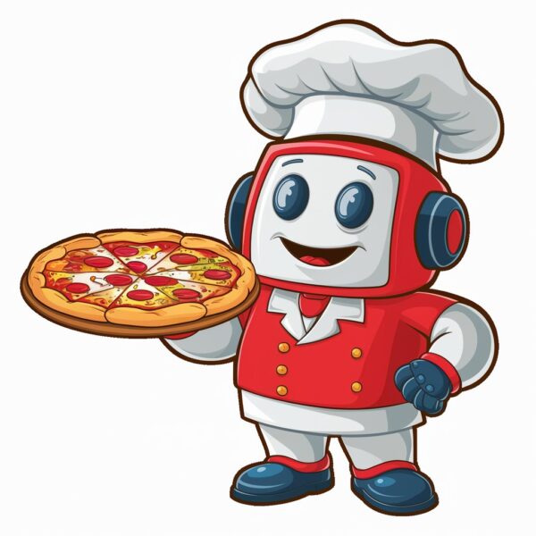 ESTAMPAS AVATAR DO ASSISTENTE DIGITAL DO PIZZA MÓVEL - Image 3