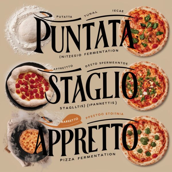 estampas sobre etapas de fermentação de pizzas - Image 7