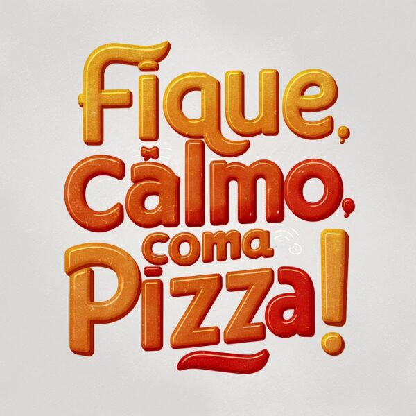 estamparia fique calmo coma uma pizza - Image 4
