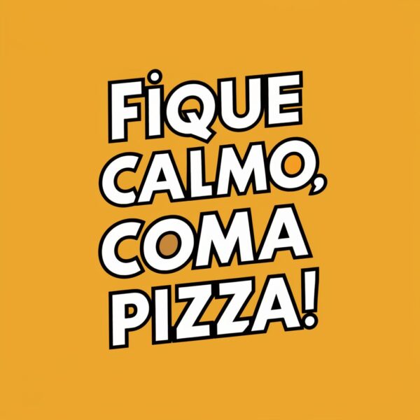 estamparia fique calmo coma uma pizza - Image 5
