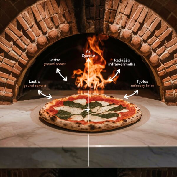 estamparia fisica do calor para assar pizzas no forno a lenha - Image 8