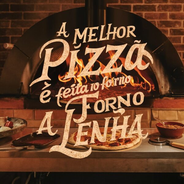 estamparia a melhora pizza é feita no forno a lenha - Image 4