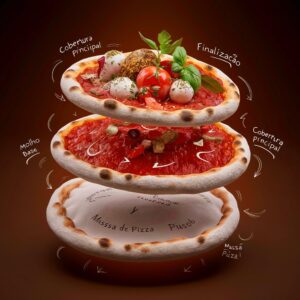 estampa ilustração livro anatomia da pizza