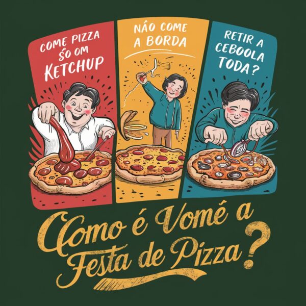 estampa de quem é você na festa da pizza - Image 4