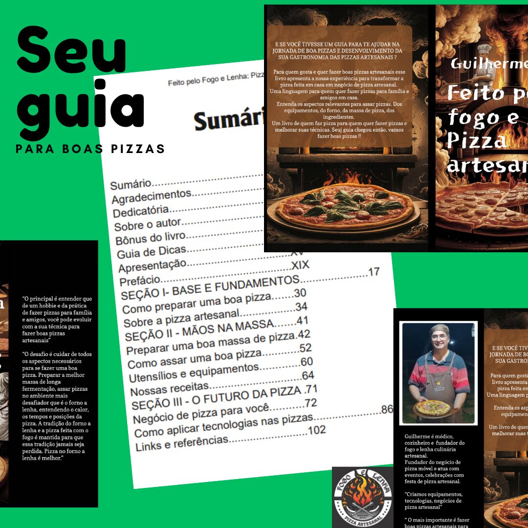 Livro Feito pelo fogo:Pizza artesanal - Imagem 4